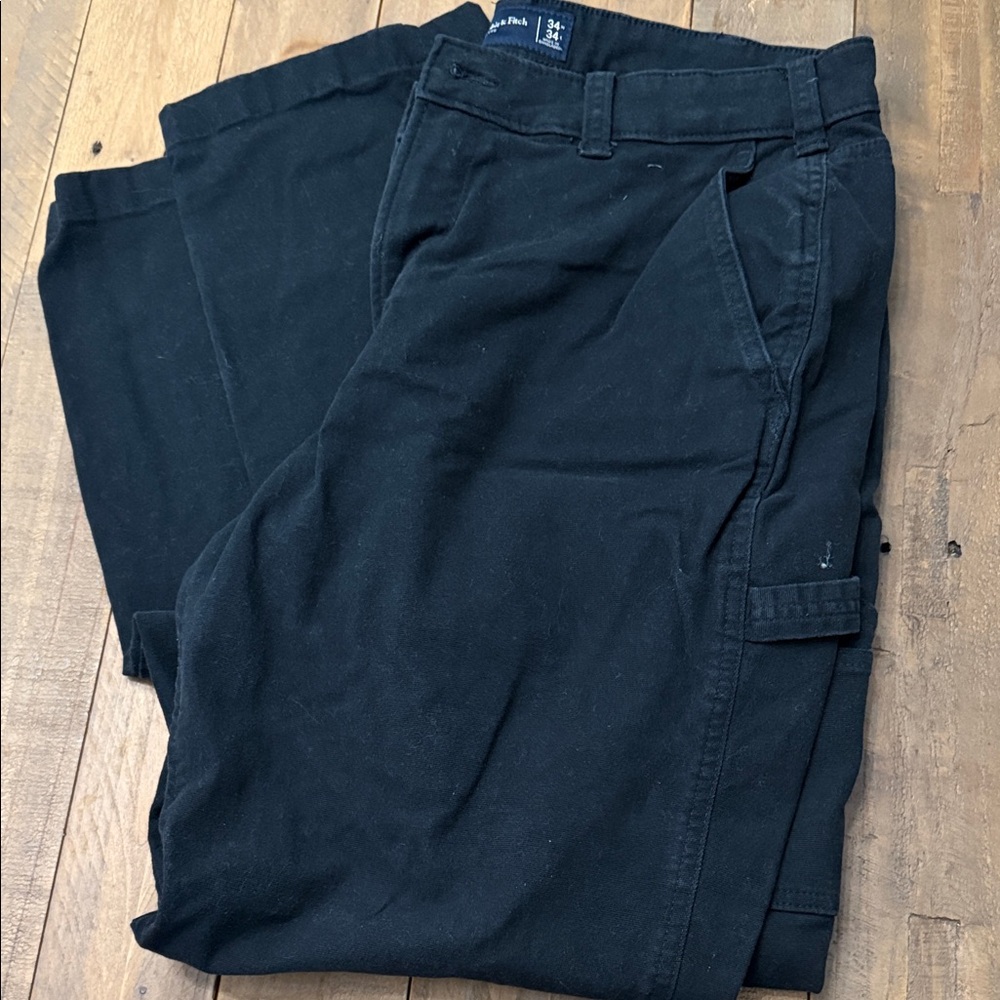 Abercrombie & Fitch Men's Dark Cargo Pants